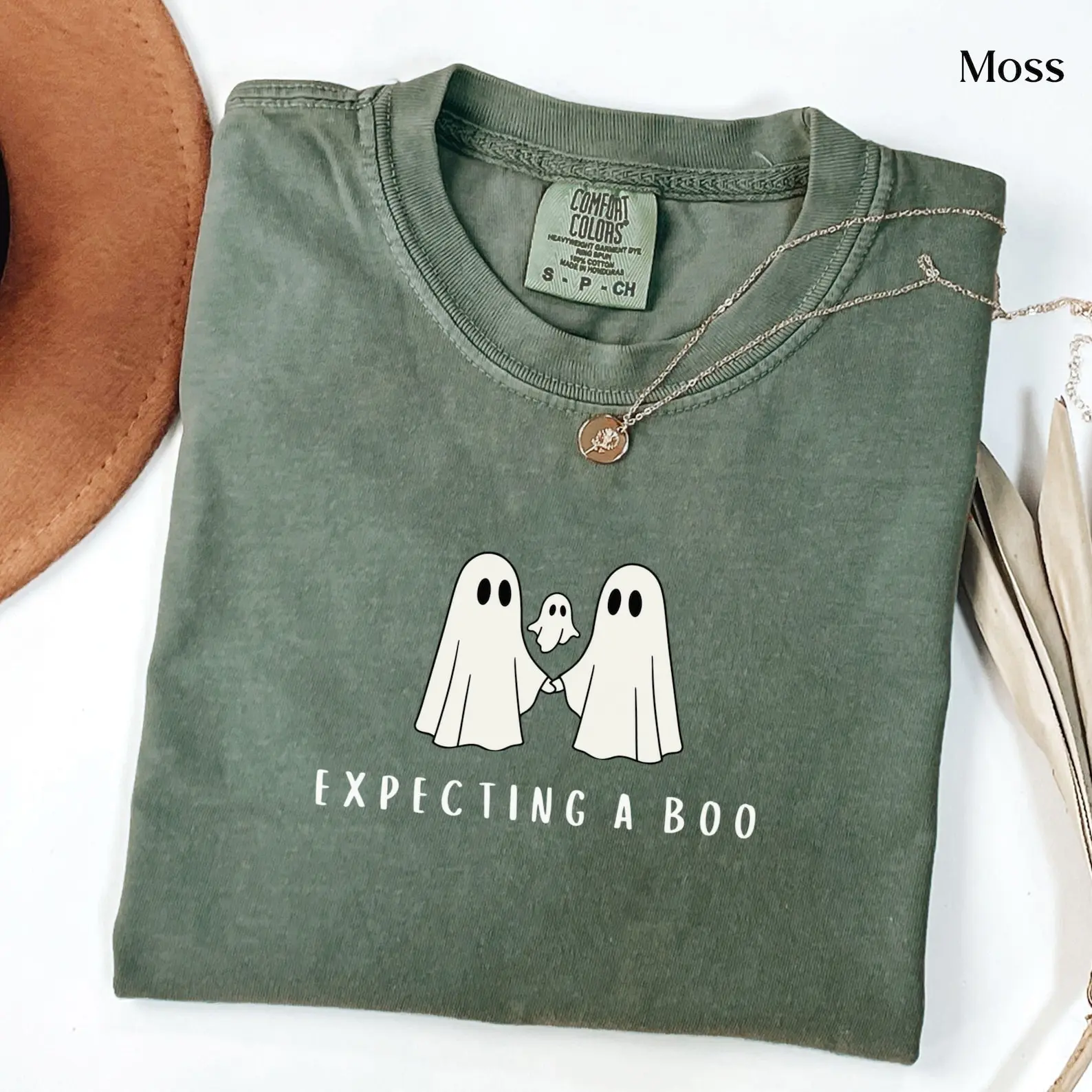 Comfort Colors Expecting A Boo Shirt, Pregnancy Announcement Halloween Shirt, Ghost Pregnancy Shirt, Cute Pregnant Ghost Tee, Halloween Pregnancy Tee