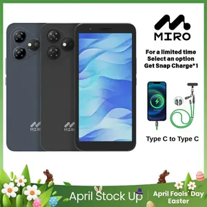【A1】MIRO Smartphone Unlocked GPS-Enabled Octa-Core Android 14, 4(2+2)GB RAM, 32GB Expandable to 1TB, 4G Dual SIM, 5.99'' HD 2.5D Display – Travel, Navigation, Daily Use & Entertainment, Ideal Gift for Students, Travelers & Tech Enthusiasts