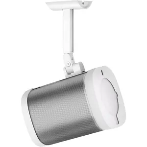 notiela Angle Adjustable Speaker Wall Mount for Sonos One, One SL, Play 1 Ceiling Mount for Sonos One SL Wall Bracket White, Support Wall & Ceiling Optional Mounting Ways