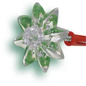 212 MAIN 122200 4 Pack Clear Plastic Mirror Rosettes With Buds, Rubber Decor for Sailing Water Sports, Four Pack