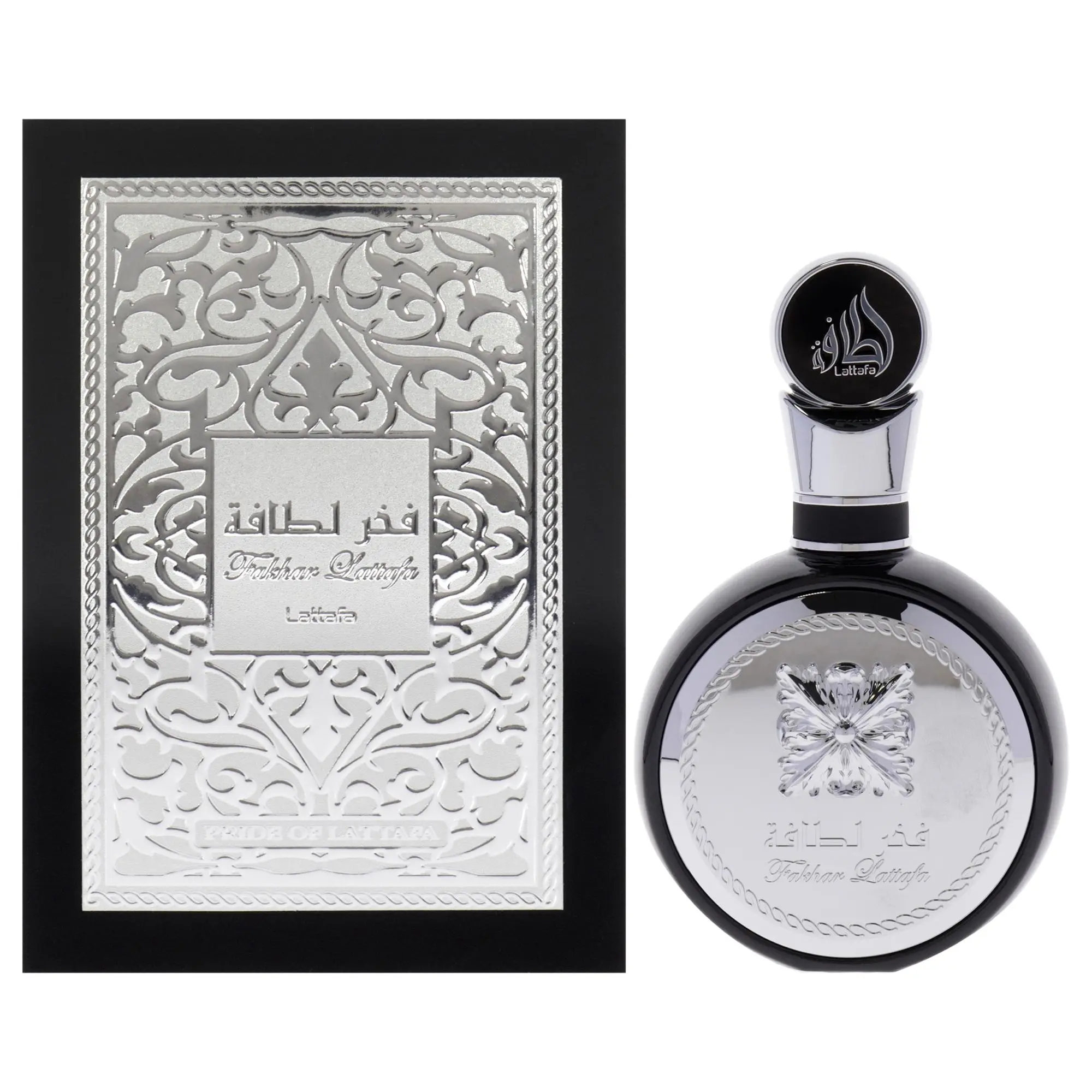 Lattafa Pride Fakhar Black Bold EDP Spray for Men, 3.4 oz (3 to 3.9 fl oz), Ideal for Gifting & Personal Use