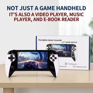 X9 Classic Handheld Game Console, Supports 8 Retro Emulators, 5.5 Inch HD Screen, Enhanced Performance, Ideal for Nostalgic Gamers