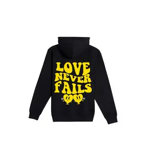 Guy Benson Collection Love Never Fails Hoodie -Black/Yellow