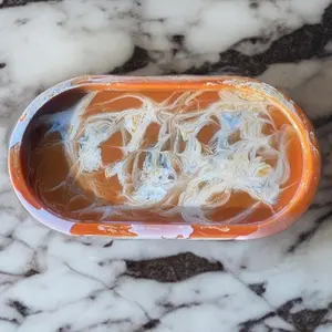 Resin Jewelry Tray / Vanity Tray Plastic Plastic