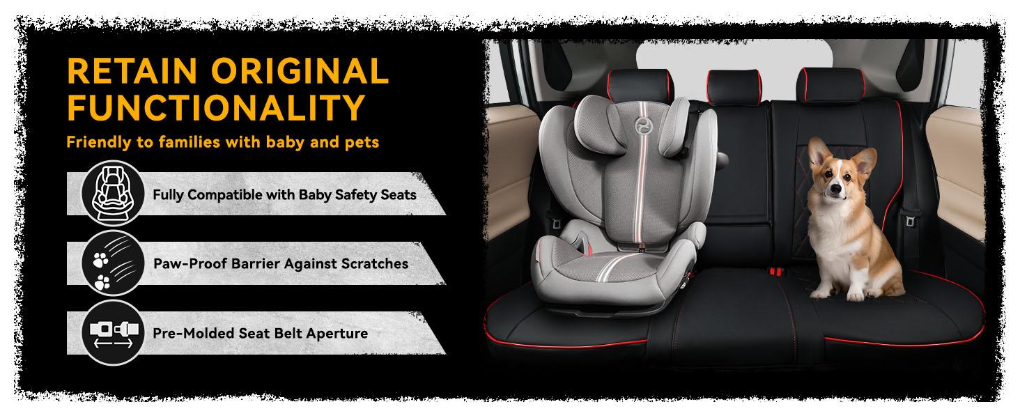 EKR Custom Fit Chevrolet Traverse Car Seat Covers(Fits 2015-2026 LLS LT Z71 RS High CountryLimited,7/8 Seats223 Layout,2nd Row40/60 Split) Leather Black Waterproof Stain-Resistant Easy Install All-Season Car Seat Protection Interior Upgrade 2Year Warranty EKR Custom Fit Chevrolet Traverse Car Seat Covers(Fits 2015-2026 LLS LT Z71 RS High CountryLimited,7/8 Seats223 Layout,2nd Row40/60 Split) Leather Black Waterproof Stain-Resistant Easy Install All-Season Car Seat Protection Interior Upgrade 2Year Warranty