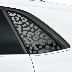 Animal Leopard Cheetah Cow Window Vinyl Decal Stickers Fits Volkswagen Atlas Cross Sport 2020-2026
