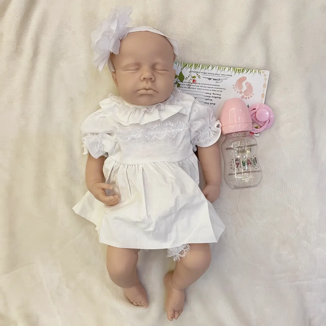 White Dress Girl Doll