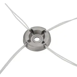 Universal Aluminum Lawn Mower Blade, Trimmer Head, Weed Cutter Disc with Nylon Wire Rope, Lawn Mower Accessories, Replacement Parts