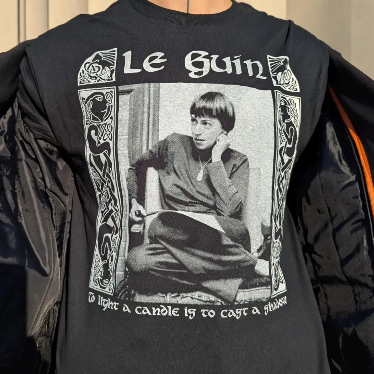 Comfort Colors Ursula K Le Guin Shirt,A Light a Candle Is to Cast a Shadow Shirt, Book Lover Aesthetic Reader Gift Unisex Tee