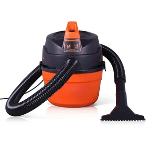 Shop Vacuum Wet and Dry, Small Shop Vac with Accessories, 1 Gallon 1.5 Peak HP, Wall Mount Mini Vacuum for Garage, Home and Pet, 60CFM