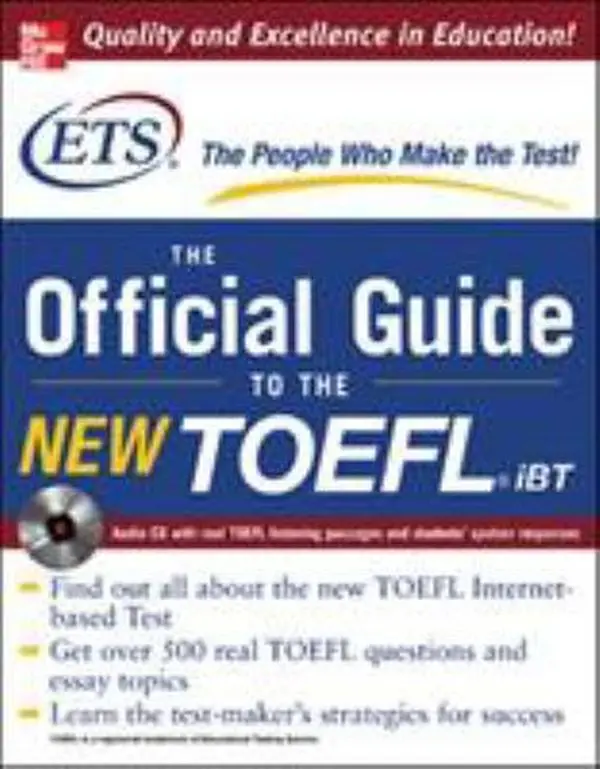 USED Book - TOEFL iBT: The Official ETS Study Guide by Educational Testing Service (Paperback) - english
