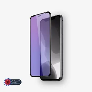 NanoArmour iPhone 11 Pro Anti-Blue Light Screen Protector Case Friendly