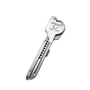2pcs Pocket Keychain Multi-tool Key Shape Opener Escape Outdoor Tool Accessories