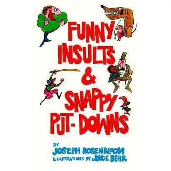 USED-Funny Insults and Snappy Put-Downs by Joseph Rosenbloom (Paperback)