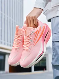 New Speed Carbon Plate Sporty Running Shoes for Men & Women, Breathable Durable Anti-Slip Student Training Sports Sneakers