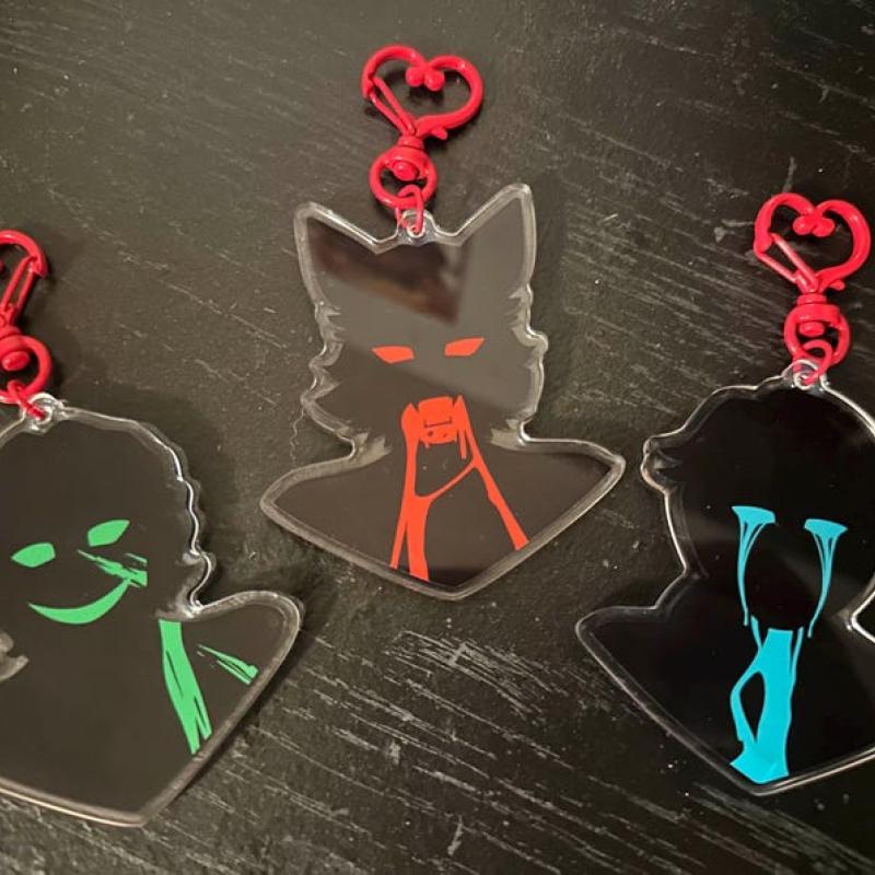 YKMET/BTD Strade, Ren, and Lawrence Double-Sided Epoxy Keychains