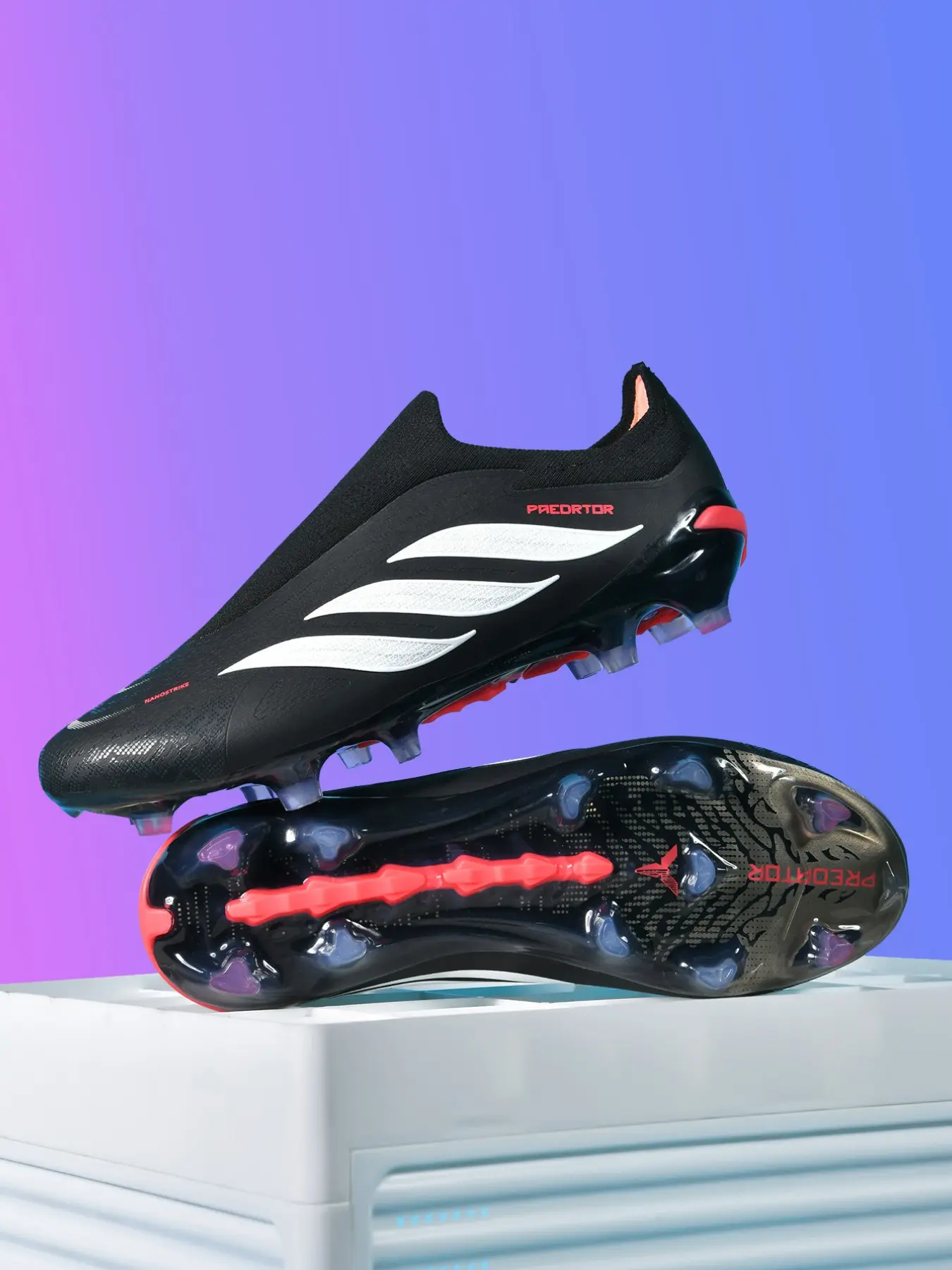 Men's Professional Football Shoes Football Boots Soccer Cleats Long Stud Ag Fg Outdoor Sports Comfortable Breathable Artificial Grass Turf Shoes Training Competition Shoes