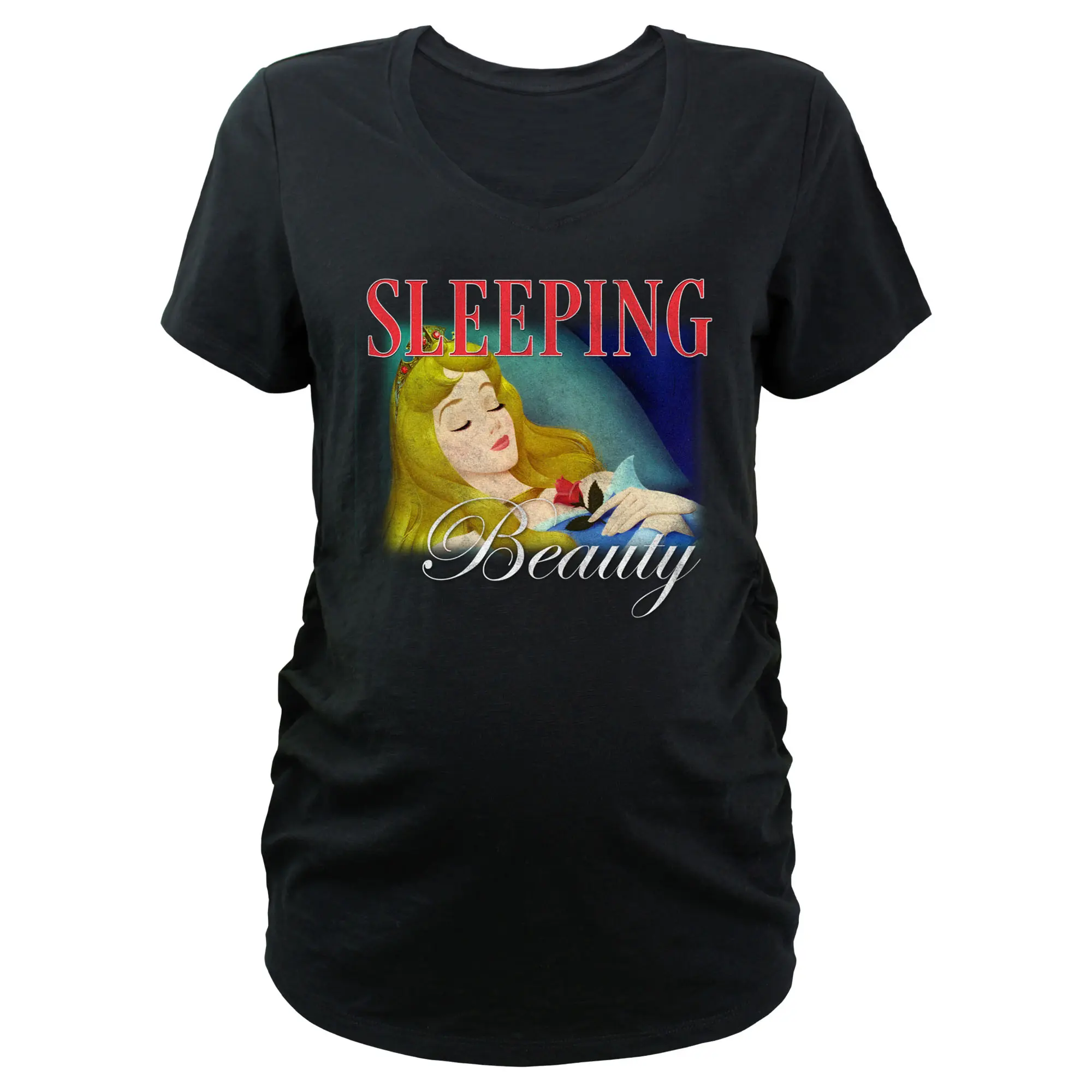 Women's Sleeping Beauty Aurora Retro Scene Maternity T-Shirt