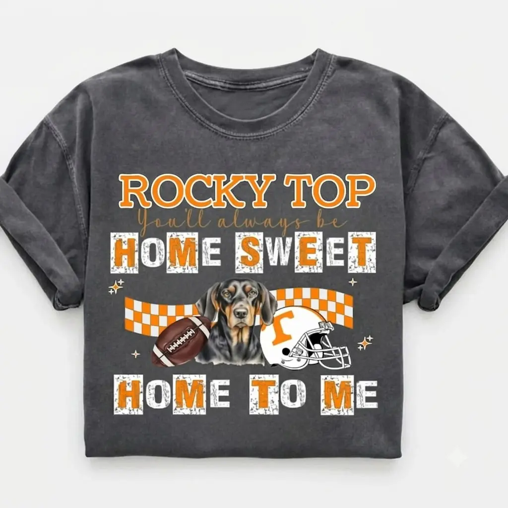 Tennessee Football Tshirt, Tennessee Shirt, Home Sweet Home Game Day Unisex T-shirt, Sports Outfits, Gift For Him Her Top