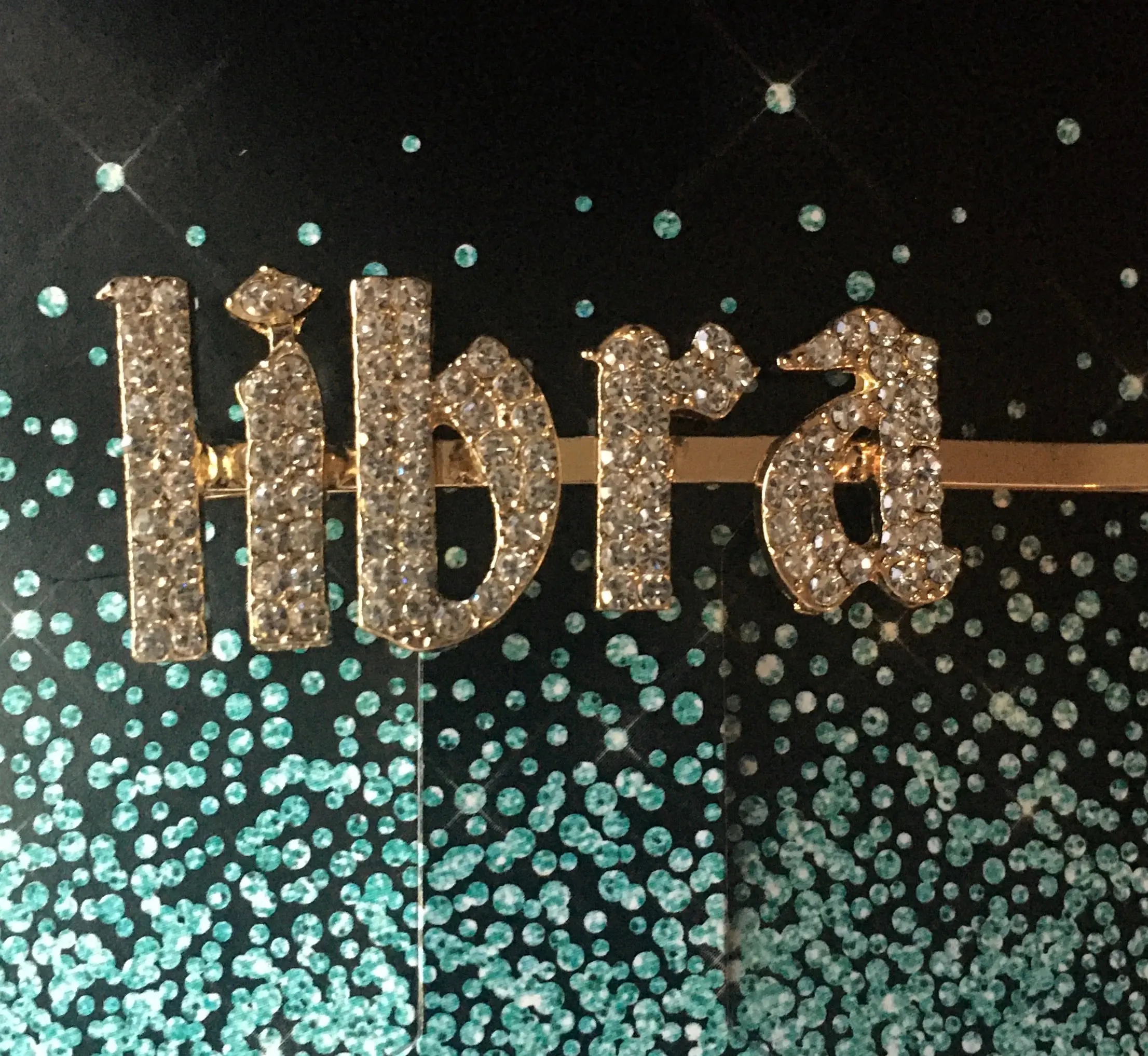 Libra Rhinestone Hairpin Hair Clip Bobby Pin