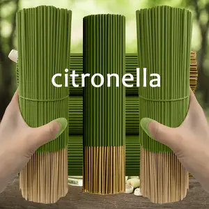 202 high-quality natural citronella-scented incense sticks, 22cm long, handcrafted with essential oil liquid, offering a rich aroma and long-lasting burn, creating an aesthetic smoky effect. Suitable for purifying the air, meditation, yoga,
