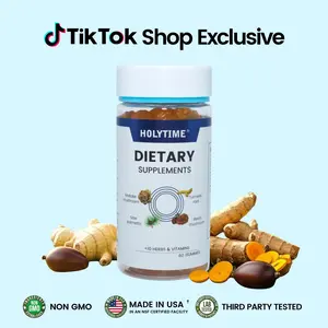 Holytime Prostate Support Gummies – Turmeric, Saw Palmetto, Lycopene & Vitamins –  Prostate, Energy & Antioxidant Support with Turmeric & Lycopene - Lab-Tested for Purity & Doctor Recommendation Healthcare Fitness