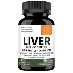 V Natural Detox Support Capsules | Herbal Daily Cleanse and Digestive Balance Formula