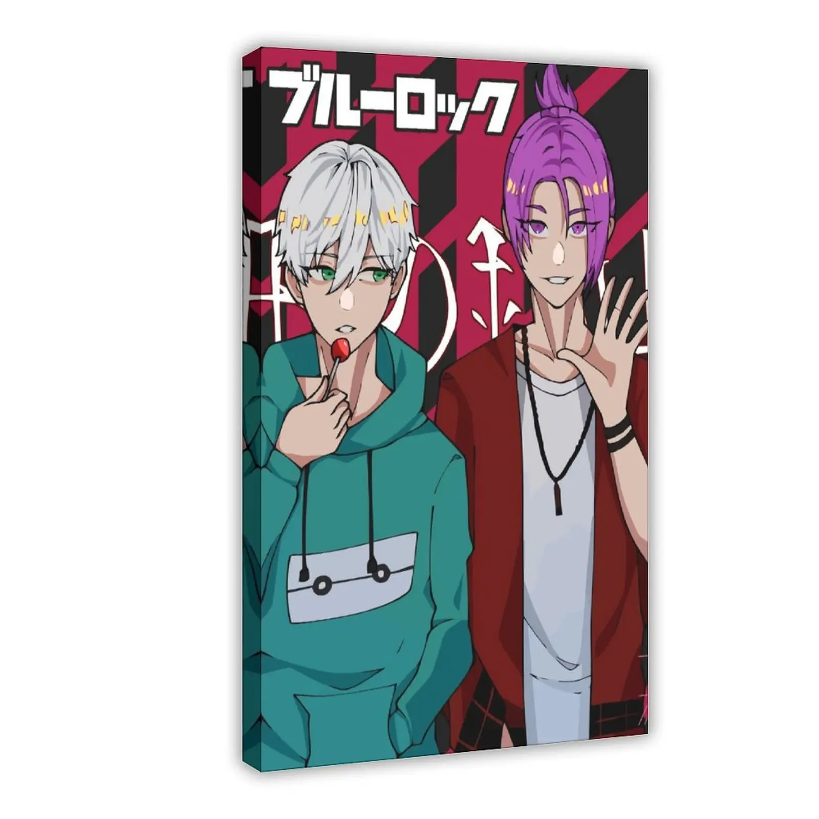 Anime Blue Lock Nagi Seishirou Reo Mikag I Canvas Poster Wall Art for Home Bedroom Office Dorm Room Decor