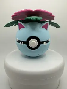 3D printed Pokeball Themed Character Balls Venusaur!