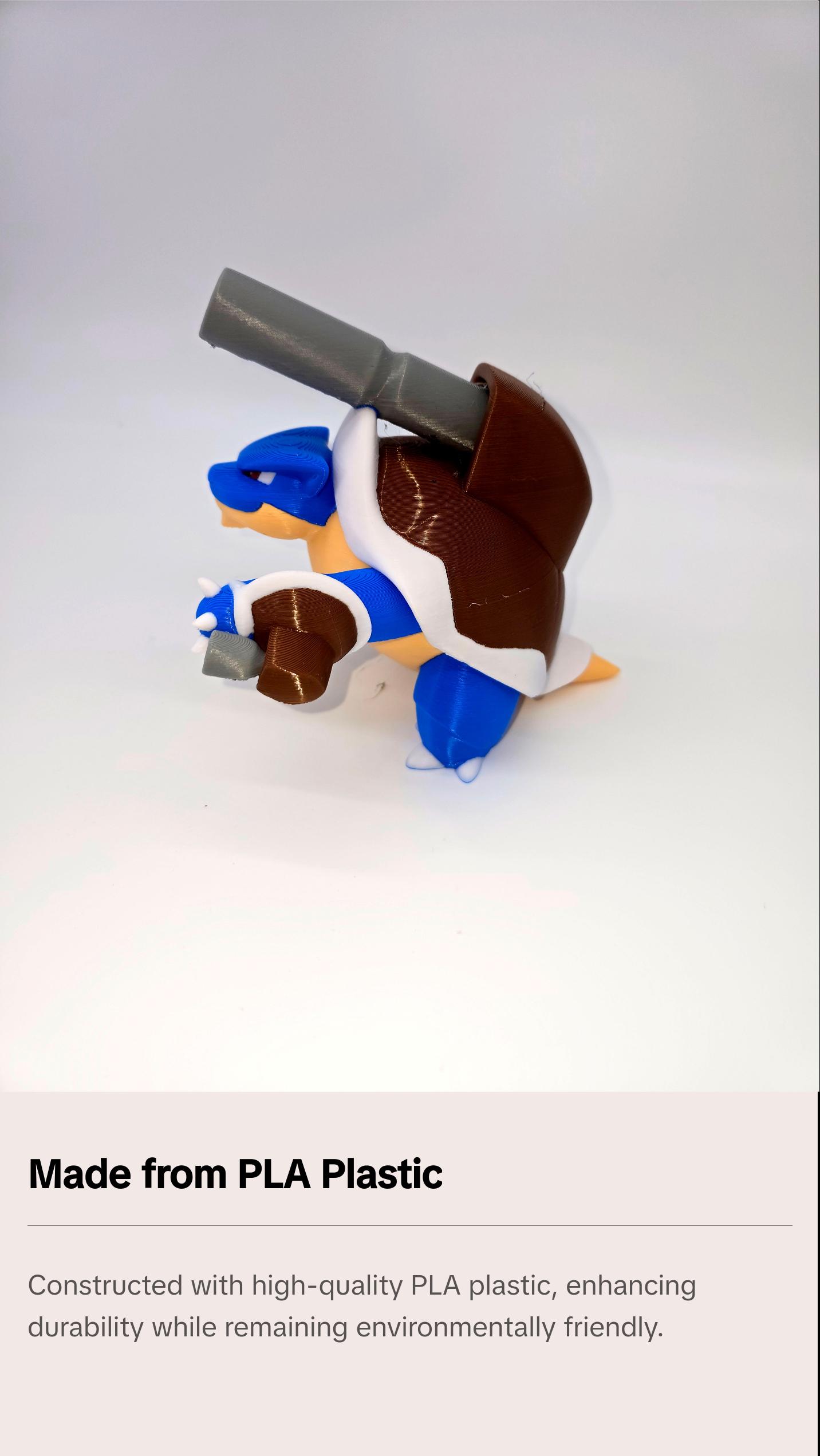 Mega Blastoise 3D Printed