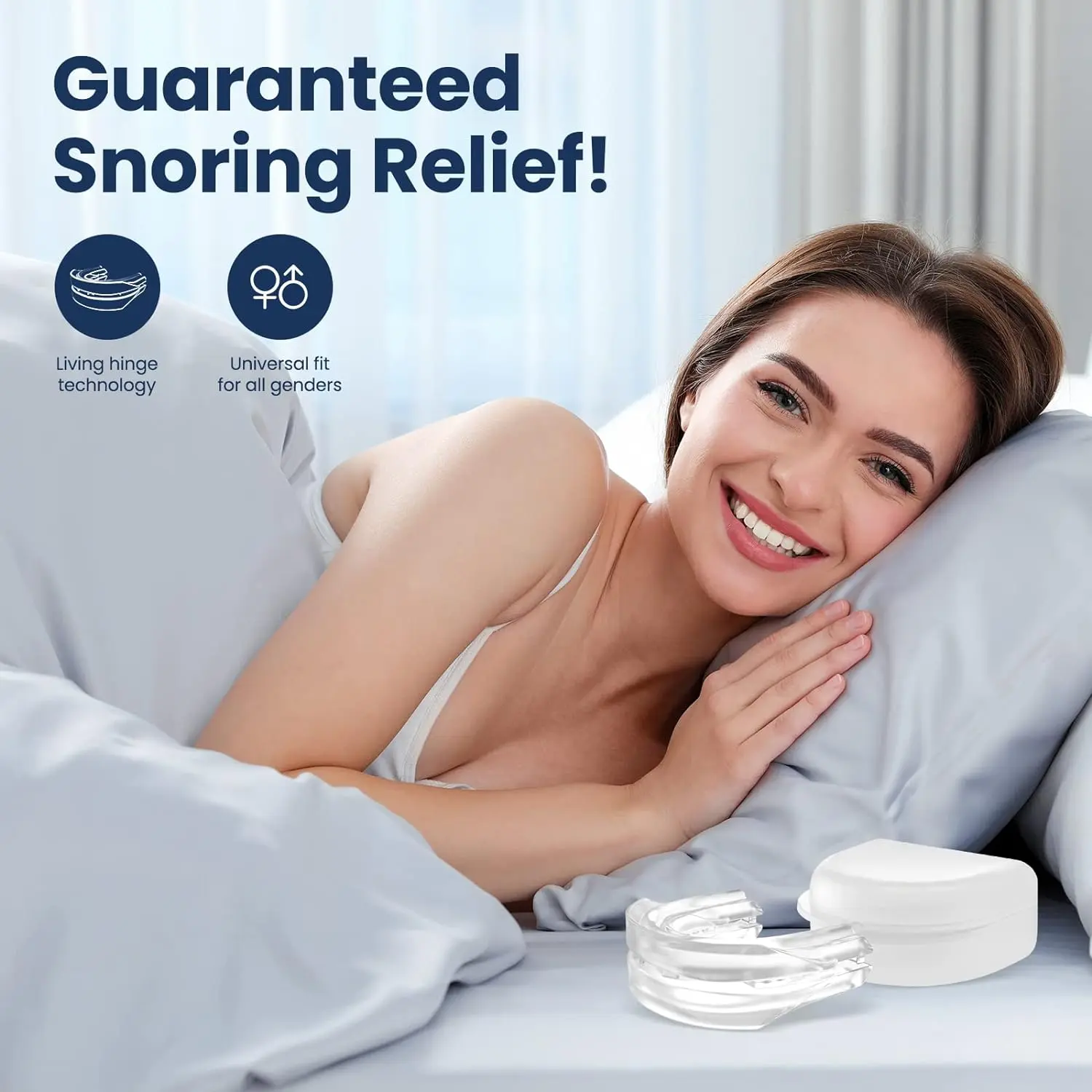 Snoring Mouth Guard, Reusable Mouth Guard for Stop Snoring at Night ...