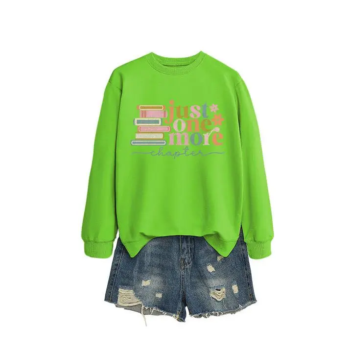 Fluorescent green hoodie (color image)