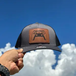 Personalized hat with logo custom hat for business with acrylic leather sport hat