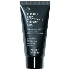 Allies of Skin Rhassoul & BHA Antioxidants Purifying Mask 1.7oz 1.7oz Day Use