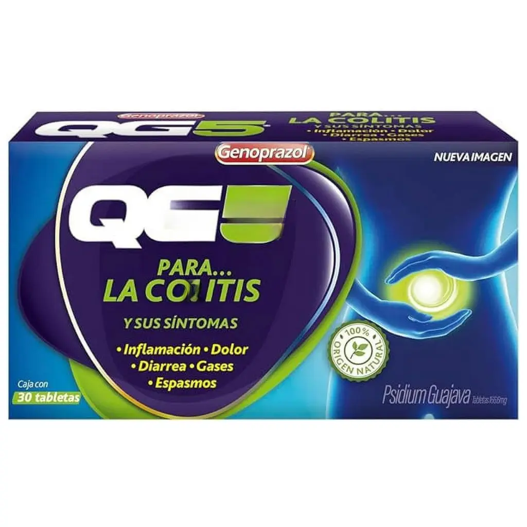 Q  G 5, 30 Tabs Crafted Naturally, Support Digestive Health (166.6 mg) Natural Herbs, Digestive Supplement