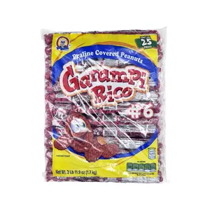 El Azteca Garapinados - 3 lb Bag with 25 Individually Sealed 2.4 oz Peanut Packs – Sweet Roasted Mexican Candy Snack Dulces Mexicanos Cacahuates
