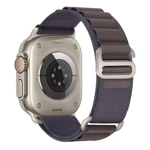 Alpine Loop for Apple Watch Ultra 2/Ultra  Bands 49mm 45mm 41mm 44mm 40mm 42mm 38mm, iWatch Bands Nylon Sport Strap Men Women G-Hook Bracelet Wristband for Apple Watch Ultra Alpine Loop Series 9 8 7 6 5 4 SE/SE2 3 2 1