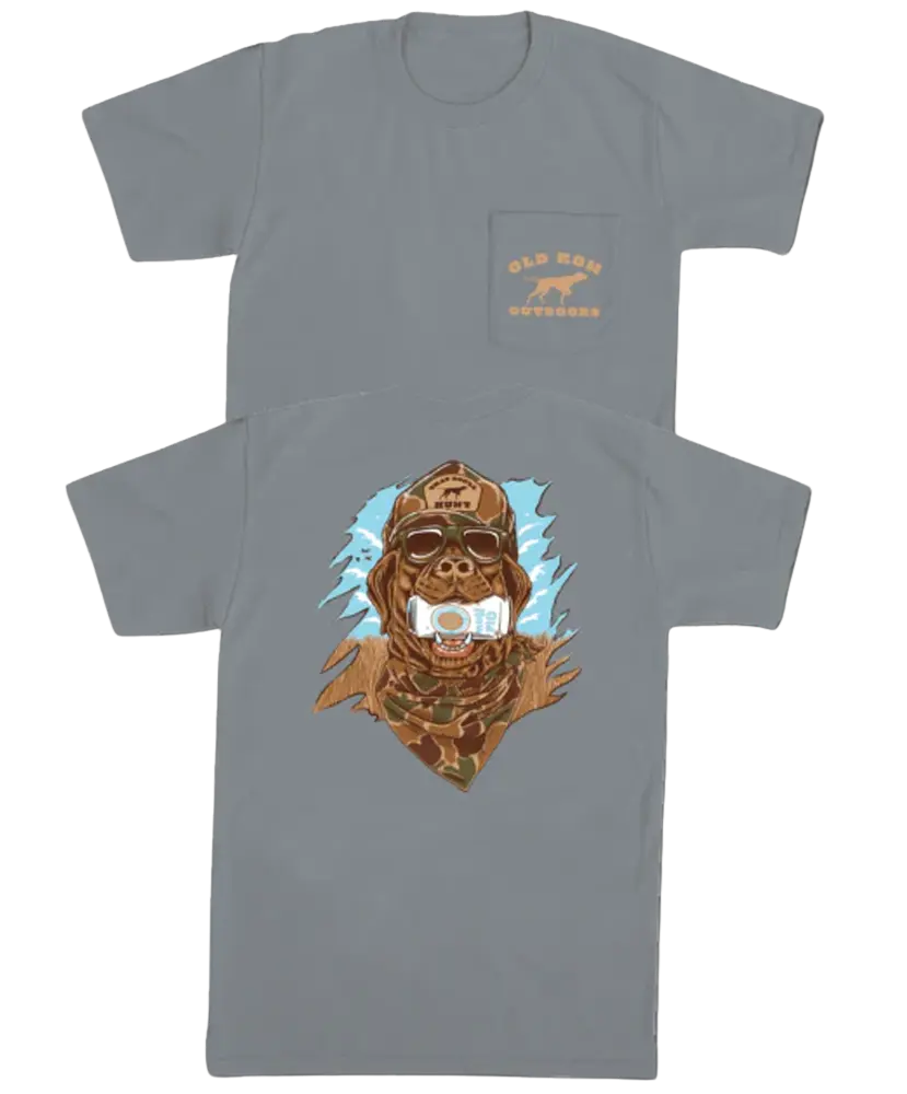 Old Row - GBC Retro Can Camo Pocket Tee