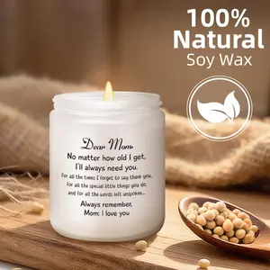【Mother's Day Gift】Gifts for Mom from Daughter Son, Best Mom Gifts, Birthday Thanksgiving Christmas Gift for Mother Stepmother Adoptive Mother - Lavender Scented Candle