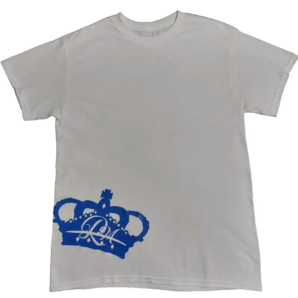 Royal Majesty Logo Unisex Short Sleeve Shirt with Front & Back Royal Crown Design for Men Women Kids 2t and up Casual Everyday Wear Comfortable Fit