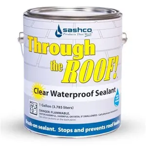 14003 Through The Roof- Waterproof Sealant- Clear - 1 qt. pack of 2