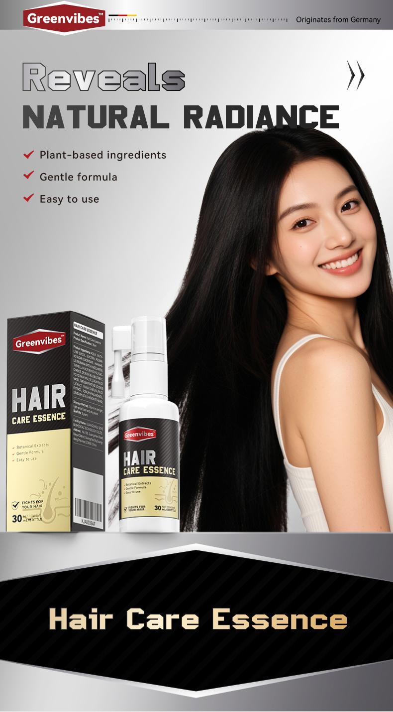 Greenvibes 2 Hair Care Essence Containing Ingredients such as Butylene Glycol, Glycerin, and Polyaminoglycoside Condensates Enhance Strength and Vitality