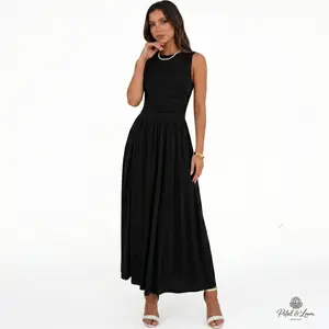 Petal Loom women's Casual Sleeveless Maxi Dress 2026 Summer Flowy Sundress Elegant Comfort Outfit with Pockets,summer dresses for women 2026,long dresses for women,mothers day dresses for women ,sundresses for women,graduation dresses for mothers