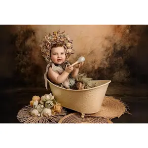 Footed Vintage Bathtub - Bumpy Textured - White