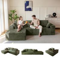 Green-Left Facing Chaise
