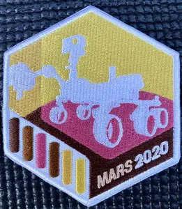 NASA JPL - MARS 2020 PERSEVERANCE ROVER - MISSION PATCH - 3 L 3.5 W