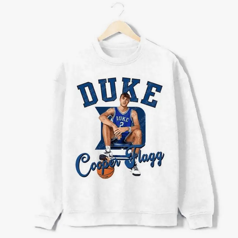 Cooper Flagg Rookie College Basketball Style Men T-Shirt Crewneck Cotton Premium Cotton Hoodies Classic Zip-Up Hoodie Ho Hoodied Trendy Sweaters