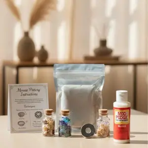 NOLA "LA Vibe" Deluxe DIY Mosaic & Clay Kit - Create Your Own Masterpiece