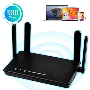 High-performance home wireless WiFi router, whole-house high-speed network coverage solution, 1000 sq ft ultra-wide wall-penetrating coverage, equipped with WPA2 security protection protocol, three-step installation, 2.4GHz hotspot router