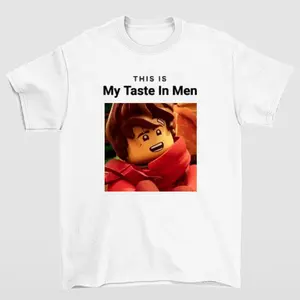 This Is My Taste In Men Ninjago Graphic Tee Funny Kai Fandom Shirt